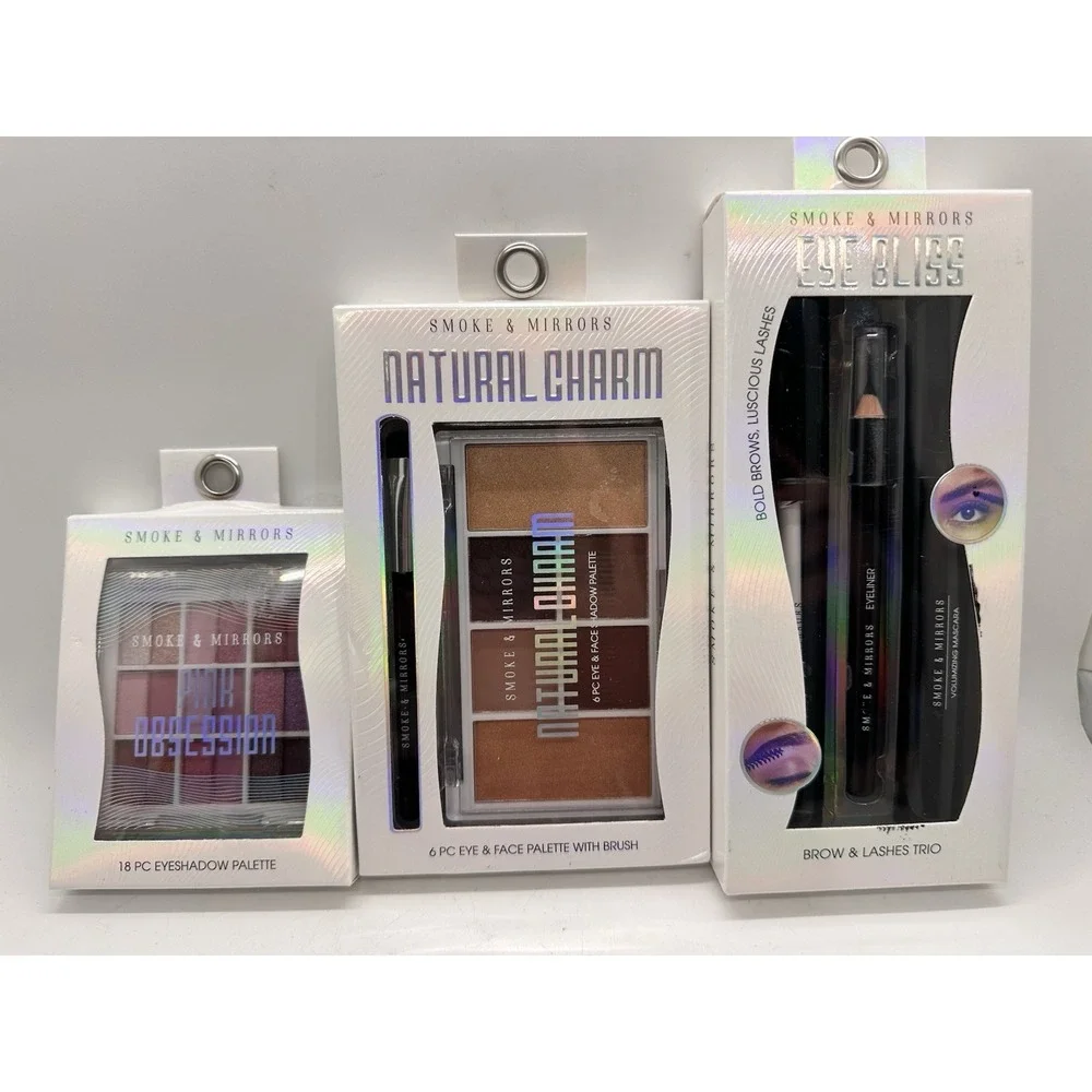 Smoke & Mirrors Makeup Bundle Pink Obsession Natural Charm Eye Bliss